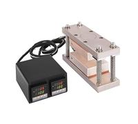 Macchina per stampa a Caldo, Piastra for pressa for colofonia da 3 * 5 pollici con set di telai for strumenti, pressatura massima di 20 tonnellate for scatola di controllo a temperatura a doppia piast