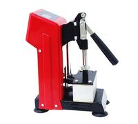 Macchina per stampa a Caldo, Pressa di calore da 1 tonnellata, pressa manuale for colofonia da 6 * 12 cm 2,4 * 4,7 pollici, estrattore di olio portatile a doppia piastra riscaldante facile da usare