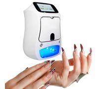 Macchina Per Stampa Per Nail Art - Con Display Touch Screen, Stampante Digitale Per Unghie 3D Per Manicure Con Set Di Smalto E Asciugatura, Macchina Per Stampa Per Unghie Mobile