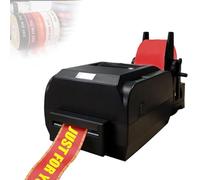 Macchina per stampante a nastro di raso, stampa a pellicola, supporta oltre 50 lingue, risoluzione 200 DPI, velocità 150 mm/s, ideale per nastri da imballaggio regalo fai da te
