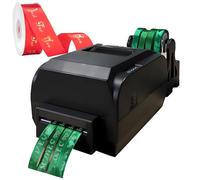 Macchina per stampante digitale a nastro, stampa ad alta risoluzione per testo semplice, modelli e loghi, velocità veloce 150 mm/S, adatta a quattro file