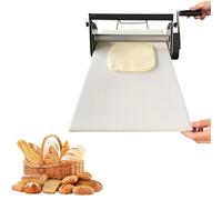 Macchina per Stendere la Pasta Macchina per Stendere la Pasta Acciaio Inossidabile spessore regolabile 0-17,5 mm/0-27 mm per pasticceria, pizza e croissant (A, Rs101)