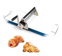 Macchina per stendere la Pasta Pieghevole, sfogliatrice Manuale in Acciaio Inossidabile, Macchina per stendere la Pasta Manuale per Uso Domestico con Spessore Regolabile per preparare la Bas