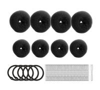 Macchina Per Stile Anello - Set Portatile Di 7 Cm Per Ciambelle E Frittelle | Kit Di Modellatura Di Ciambelle Per Capelli Facile Da Usare | Kit Di Fasce Elastiche Rotonde Per C