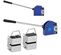 Macchina per stirare e restringere lamiere, pressa manuale