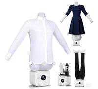 Macchina Per Stirare Gonfiabile 2026 Upgrade, Touchscreen Umanoide Automatica, Vaporizzatore Intelligente Per Abiti, Macchina Per Asciugare/Stirare 360° Senza Zone Obbliate(B)