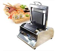 Macchina per Sushi in Acciaio Inossidabile, Rullo Manuale Sushi A 8/10/12 Segmenti con Lama in Acciaio Inossidabile Rimovibile, Taglia Rapidamente I Rotoli di Sushi,12segments