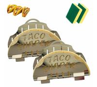 Macchina Per Tacos Multifunzionale, Supporto Per Tortillas In Acciaio Inox, Stampo Per Gusci Di Tacos Per Friggere, Piatti Per Patatine Fritte, Tortilleras Mexicanas Para Hacer Tortillas(2pcs)