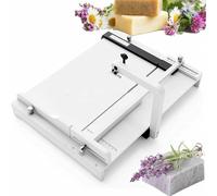 Macchina per tagliare il sapone - Kit tagliafili regolabile con deflettore mobile e manopola di bloccaggio per sapone fatto a mano, formaggio, burro e candele fai da te