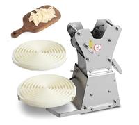 Macchina per tagliare le tagliatelle automatica, affettatrice per tagliatelle elettrica con spessore regolabile, piastre doppie per pasta, 3-4 ciotole al minuto, sfogliatrice