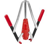 Macchina per tappi metallici base a due bracci. Tappatore manuale