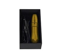 Macchina per tatuaggi a razzo, 10 W, motore RCA, cartuccia professionale rotativa per tatuatori (oro con scatola)