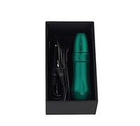 Macchina per tatuaggi a razzo, 10 W, motore RCA, cartuccia professionale rotativa per tatuatori (verde con scatola)