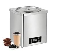 Macchina per Temperare Il Cioccolato Commerciale, Pentola Isolante per Tapioca Perlata da 300 W, Intervallo di Controllo della Temperatura 30-100 ℃, Capacità 3 L/7 L, per Catering Negozio Tè Al La 3L