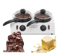 Macchina Per Temperare Il Cioccolato, Macchina Per Vellutare La Cioccolata Calda 40/80 W Con Pentola Antiaderente E Riscaldatore Ptc, 30~85 ℃ Regolabile, Per Dolci Artigianali, Caffè 2
