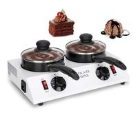 Macchina Per Temperare Il Cioccolato, Pentola Elettrica Per Sciogliere Il Cioccolato, Con Controllo Della Temperatura Da 30 A 80°c, Scioglimento Rapido E Uniforme, Ideale Per Creare Latte, Caffè E