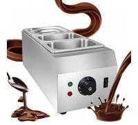Macchina Per Temprare Il Cioccolato, Macchina Per Sciogliere Il Cioccolato In Acciaio Inossidabile Con 2/3 Serbatoi, Scioglicioccolato Elettrico Con Controllo Della Temperatura Da 30-80°c P 3 squares