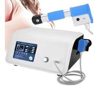 Macchina per Terapia Ad Onde d'Urto con 5 Teste di Massaggio Multifunzione Massaggiatore Corpo a Onde d'Urto Curare Le Malattie Muscolari/Rafforzare Le Cellule/Alleviare Il Dolore,White
