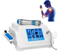 Macchina per terapia ad onde d'urto Efficace shock elettromagnetico Onde a impulso Massaggiatore per il corpo Sollievo dal dolore muscolare Trattamento ED 7 trasmettitori