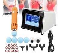Macchina Per Terapia Ad Onde D'Urto Extracorporea,2 In 1 Macchina Professionale Per Terapia Ad Onde D'Urto ED Per Alleviare Il Dolore Massaggiatore Muscolare, Energia: 10-250 Mj, Frequenza: 1-16 Hz,B