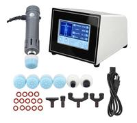 Macchina Per Terapia Ad Onde D'Urto Extracorporea,2 In 1 Macchina Professionale Per Terapia Ad Onde D'Urto ED Per Alleviare Il Dolore Massaggiatore Muscolare, Energia: 10-250 Mj, Frequenza: 1-16 Hz,A