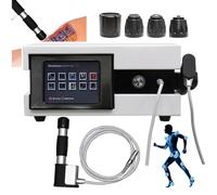 Macchina Per Terapia Ad Onde D'Urto Extracorporea ED, Macchina Per Fisioterapia Ad Onde D'Urto Touch Screen Con 5 Teste, Dispositivo Pneumatico Ad Onde D'Urto,Sollievo Dal Dolore/Trattamento ED