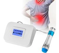 Macchina Per Terapia Ad Onde D'urto, Trattamento Elettromagnetico E-D Con 10 Testine Massaggianti, Frequenza 1-16 Hz Ed Energia Regolabile 5-25 MJ, 12 Modalità Operative Per Il Sollievo Dal Dolore