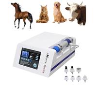 Macchina per Terapia ad Onde d'Urto Veterinaria Dispositivo Elettromagnetic | Apparecchio di massaggio tissutale profondo per cavalli, dispositivo veterinario per terapia a onde d'urto con 7 testine