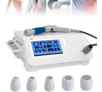 Macchina per Terapia Ad Onde Urto Ed Fisioterapia Massaggiatore Antidolorifico Disfunzione Erettile Macchina per Terapia Extracorporea Con 5 Teste - Touch Screen,500-3000 Volte/Minuto