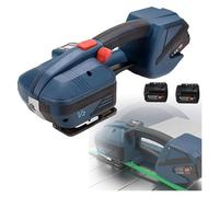 Macchina per tessere elettriche da 1/25/8 pollici in PET Strap Automatic Strapping Tool 2X4000mAh Battery palmare Banding Tools for Plastic Packaging,2battery