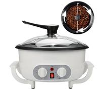 Macchina per torrefazione da 1200 W con capacità di 750 g, 0-240 ℃ regolabile automatica per chicchi di caffè noci arachidi - timer da 60 minuti, mescolare uniformemente rivestimento antiaderente