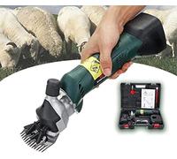 Macchina per tosare pecore, Professionale ad alte prestazioni, Senza fili, Macchina per tosare pecore, Forbici per pecore, Batteria da 200 W e 4000 mAh, Forbici per lana elettriche, Forbici, Sfuma lan