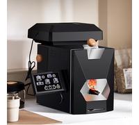 Macchina Per Tostare Il Caffè Automaticamente Con Filtro Per Il Fumo E Tubi, 3 Modalità Di Tostatura, Tostatrice Elettrica Per Chicchi Di Caffè Da 100-300G, Tostatura Chiara/media/scura