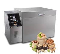 Macchina per tostatura elettrica per chicchi di caffè, cronometraggio automatico per noci, anacardi, castagne, padella antiaderente, riscaldamento uniforme per una perfetta tostatura, potenza 2,2 W