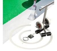 Macchina per tracciare linee, Macchine traccialinee Attrezzatura per marcatura di nastri per mascheratura Macchina per incollare nastri per campi da basket, avvisi stradali e parcheggi,55~80cm (45cm)