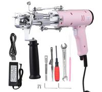 Macchina per tufting per tappeti, macchina per tufting | Kit di avviamento elettrico per taglio e loop con maniglia rotante,Macchina da ricamo per cucire, forniture per tappeti per devoti artigianali