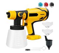 Macchina per verniciatura a spruzzo, Pistola a spruzzo elettrica senza fili da 1500 W, spruzzatore di vernice HVLP, batteria, rivestimento for mobili, aerografo