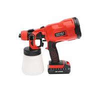Macchina per verniciatura a spruzzo, Pistola a spruzzo for vernice ad alta pressione senza fili da 20 V, utensile elettrico Airless, pistola a spruzzo HVLP da 800 ml