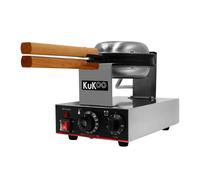 Macchina per Waffel Commerciale Rotante Piastra Antiaderente Elettrica 1000W