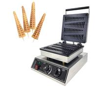 Macchina per waffle a forma di albero, 4 pezzi antiaderente per waffle, intervallo di temperatura 0-300 ℃, ideale per negozi di tè al latte, case e catering