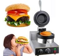 Macchina per Waffle per Hamburger Elettrica Commerciale Macchina per Hamburger Pressa per Panini Elettrica Antiaderente Macchina per Hamburger Controllo della Temperatura 50-300 °c Macchi, A
