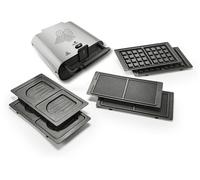 MACCHINA PER WAFFLE SENYA Multi Waffles 800 W, antiaderente, 3 piastre asportabili