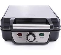 Cr 3025 Piastra Per Waffle Electric 4 Belgian Waffle Antiaderente Temperatura Automatica 1500w