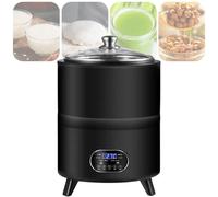 Macchina per Yogurt Commerciale da 12L, Fermentatore in Acciaio Inox con Pannello Touch LED e Controllo di Tempo/Temperatura, per Lievito Madre, Insalata di Frutta e Yogurt Fatto in Casa 8L