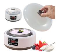 Macchina per yogurt probiotici, macchina per yogurt completamente automatica con rivestimento in acciaio inossidabile per uso alimentare, macchina per la fermentazione dello yogurt elettrica