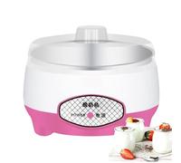 Macchina per yogurt, produttore automatico di yogurt,Controllo della temperatura del produttore di yogurt - 1,2 L strumento elettrico elettrico a basso rumore da cucina a basso rumore per le donne