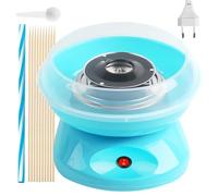 Macchina per Zucchero Filato, Cotton Candy Machine 450 W, Macchina Zucchero Filato, Zucchero Filato Macchina Con Misurino, Bastoncini Di Zucchero in Plastica E Dieci Bastoncini(Azul)