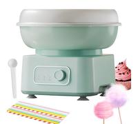 Macchina Per Zucchero Filato, Macchina Professionale Automatica Da 500 W Con Ciotola Da 255 Mm, 10 Bastoncini Colorati, Kit Rotondo Per Zucchero Filato Per Feste Di Compleanno, Natale green