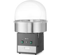 Macchina per zucchero filato senza coperchio, 52 cm, 1130 W - nera