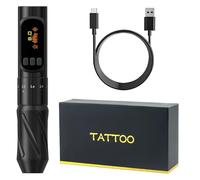 Macchina permanente di trucco con 5 tempi Lunghezza 2.0mm-3.5mm Rotary Tattoo Gun, Pistola permanente del tatuaggio di trucco senza fili, Penna della cartuccia con motore Coreless 800mAh per le labbra